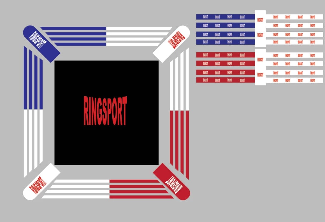 RINGSPORT BOXING RINGS / ACCESSORIES BOXING RING COMPLETE MOVABLE 5 RINGSPORT BOXING RINGS / ACCESSORIES BOXING RING COMPLETE MOVABLE